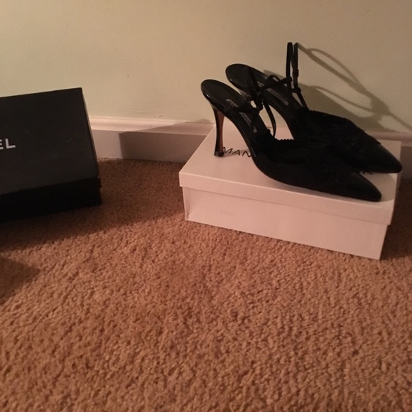 Authentic Manolo Blahnik slingback - Picture 4 of 8